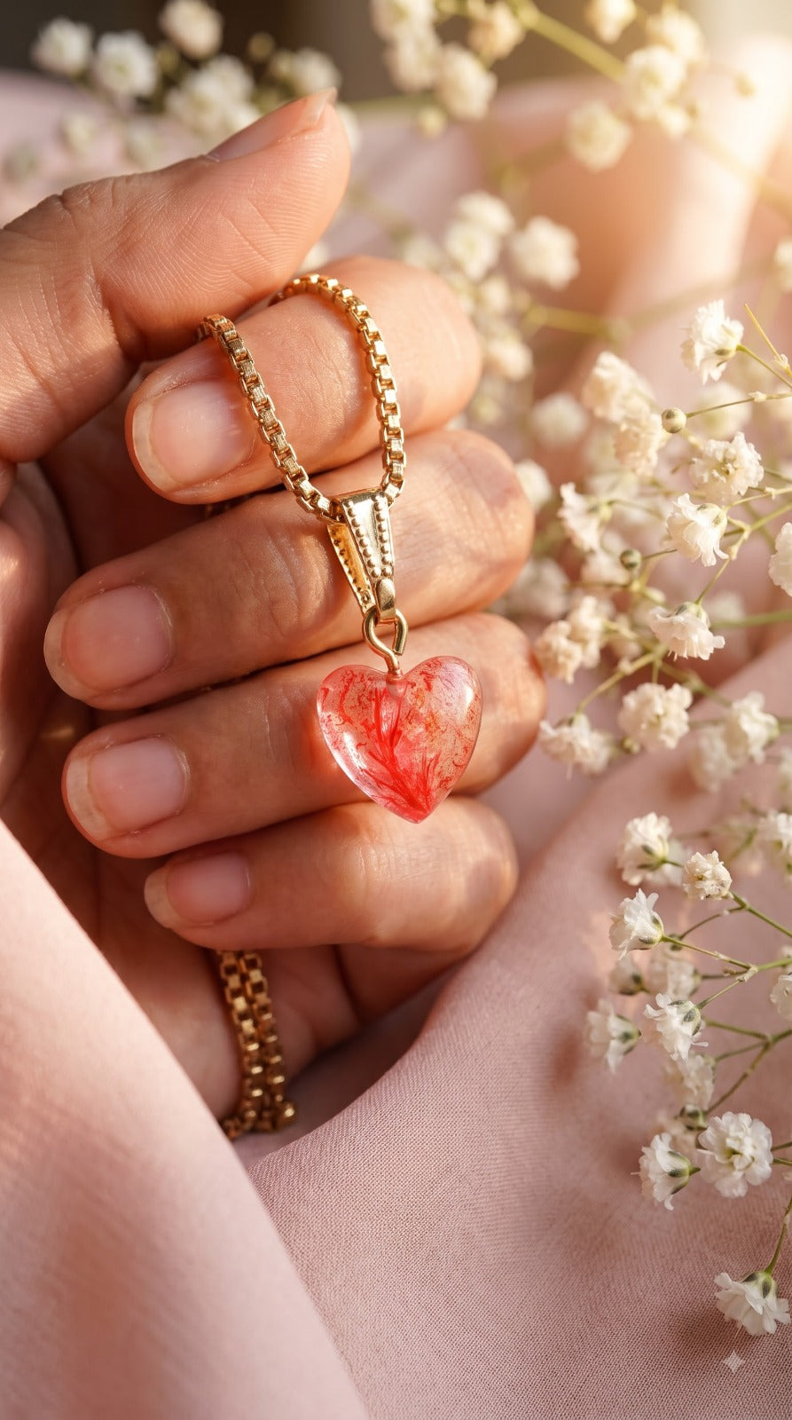 Living Heart Viens Pendant
